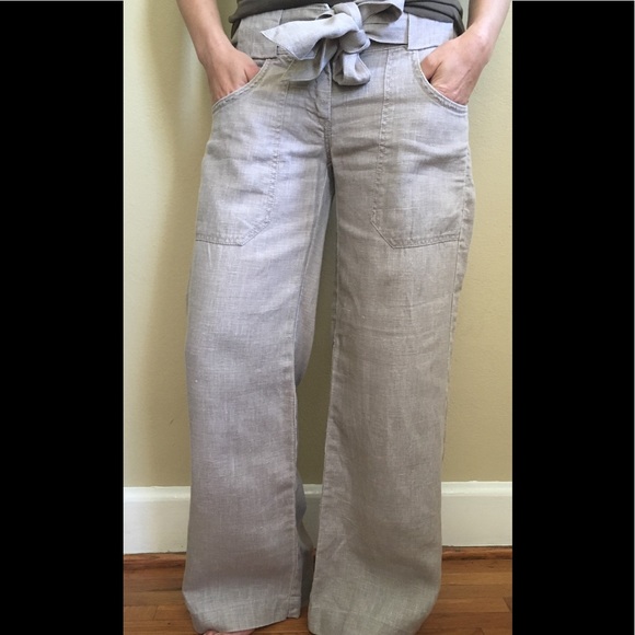 French Connection Linen Pants - Picture 2 of 8